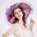 Hot s Casual Summer Organza Flower Sunhat Wide Brim Hat Ultravioletproof  eb-79764306